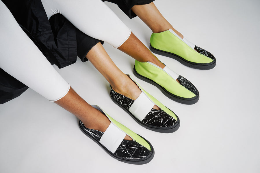 K1 / NEON PAINTER / *LIMITED EDITION* UNISEX LEATHER SNEAKER